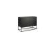 ETHNICRAFT BLACK OAK MONOLIT SIDEBOARD-2 DOORS 110