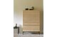ETHNICRAFT OAK LIGNA CUPBOARD 4 DOORS-2 DRAWERS
