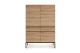 ETHNICRAFT OAK LIGNA CUPBOARD 4 DOORS-2 DRAWERS