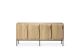 ETHNICRAFT OAK STAIRS SIDEBOARD-4 DOORS 200x46x80