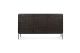 ETHNICRAFT DARK TEAK GROOVES SIDEBOARD-3 DOORS 