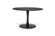 ETHNICRAFT BLACK OAK TORSION ROUND DINING TABLE 