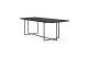 ETHNICRAFT BLACK OAK ARC DINING TABLE 200x100x76