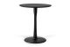 ETHNICRAFT BLACK OAK TORSION ROUND DINING TABLE 70