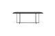 ETHNICRAFT BLACK OAK ARC DINING TABLE 220x100x76 