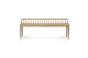 ETHNICRAFT OAK SPINDLE BENCH 150x35x60