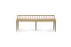 ETHNICRAFT OAK SPINDLE BENCH 150x35x60