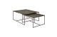 ETHNICRAFT NESTING PENTAGON COFFEE TABLE - WHISKY