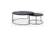 ETHNICRAFT NESTING COFFEE TABLE SET OF 2 -CHARCOAL