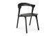 ETHNICRAFT BLACK OAK BOK DINING CHAIR 50x54x76