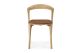 ETHNICRAFT OAK BOK DINING CHAIR - COGNAC LEATHER