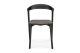 ETHNICRAFT BLACK OAK BOK DINING CHAIR - GREY 