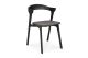 ETHNICRAFT BLACK OAK BOK DINING CHAIR - GREY 