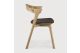 ETHNICRAFT OAK BOK DINING CHAIR - DARK BROWN 