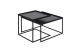  ETHNICRAFT TRAY SQUARE COFFEE TABLE SET 52x52x31