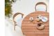 ETHNICRAFT TEAK CIRCLE OUTDOOR DINING TABLE 136