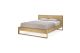 ETHNICRAFT OAK NORDIC BED (WITHOUT SLATS) 184x220