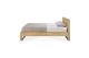 ETHNICRAFT OAK NORDIC BED (WITHOUT SLATS) 184x220
