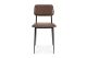 ETHNICRAFT DC DINING CHAIR - CHOCOLATE LEATHER