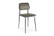 ETHNICRAFT DC DINING CHAIR - OLIVE GREEN LEATHER