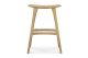ETHNICRAFT OAK OSSO BAR STOOL 57x33x80