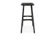 ETHNICRAFT BLACK OAK OSSO COUNTER STOOL 57x33x67