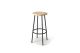 ETHNICRAFT OAK BARETTO BAR STOOL 46x46x76