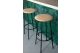 ETHNICRAFT OAK BARETTO BAR STOOL 46x46x76