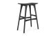 ETHNICRAFT BLACK OAK OSSO BAR STOOL 57x33x80