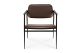 ETHNICRAFT DC LOUNGE CHAIR - CHOCOLATE LEATHER