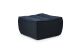 ETHNICRAFT N701 SOFA-FOOTSTOOL-GRAPHITE 70X70X43