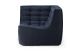 ETHNICRAFT N701 SOFA-CORNER-GRAPHITE 91x91x76
