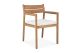 ETHNICRAFT JACK OUTDOOR STOEL TEAK OFF WHITE 