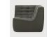 ETHNICRAFT N701 SOFA-CORNER-MOSS 91x91x76