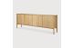 ETHNICRAFT OAK PI SIDEBOARD-4 DOORS 230x45x83
