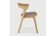 ETHNICRAFT OAK BOK DINING CHAIR - WARM GREY