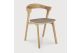 ETHNICRAFT OAK BOK DINING CHAIR - WARM GREY