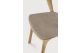 ETHNICRAFT OAK BOK DINING CHAIR - WARM GREY