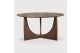 ETHNICRAFT TEAK GEOMETRIC DINING TABLE ROUND