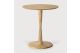 50035	Torsion dining table - varnished oak - round