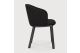 Unda dining chair varnished oak black Charcoal