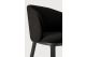 Unda dining chair varnished oak black Charcoal