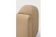 Bulky modular sofa Light Sepia fabric end seat L