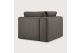 Mellow modular sofa Granite Eco fabric 90° corner