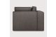 Mellow modular sofa Granite Eco fabric 90° corner