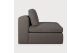 Mellow modular sofa Granite Eco fabric 1 seater 