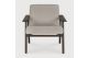 Aspekt lounge chair varnished teak Warm Ash Eco