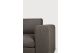 Mellow modular sofa Granite Eco fabric end seat L 