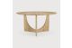 ETHNICRAFT TEAK GEOMETRIC DINING TABLE ROUND