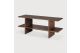 KABUKI SIDE TABLE - VARNISHED TEAK - BROWN